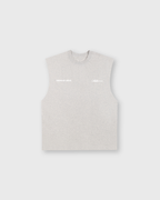 Friend of Jesus Gray Raw Edge Tank Top Loose Fit | Salm House®