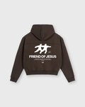 Friend of Jesus Zip-Up Boxy Hoodie | Salm House®