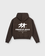 Friend of Jesus Zip-Up Boxy Hoodie | Salm House®
