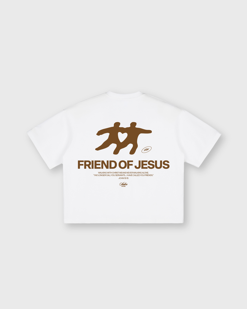 Friend of Jesus Vintage Washed Boxy Tee | Salm House®