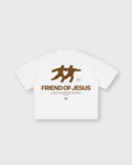 Friend of Jesus Vintage Washed Boxy Tee | Salm House®