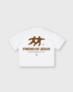 Friend of Jesus Vintage Washed Boxy Tee | Salm House®