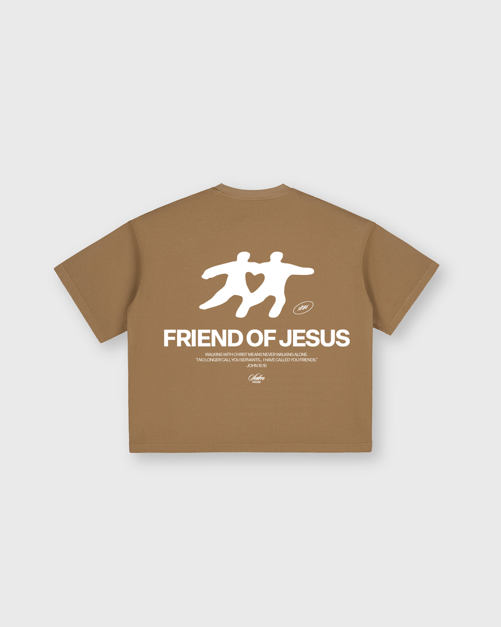 Friend of Jesus Vintage Washed Boxy Tee | Salm House®