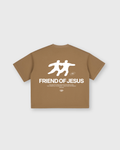 Friend of Jesus Vintage Washed Boxy Tee | Salm House®
