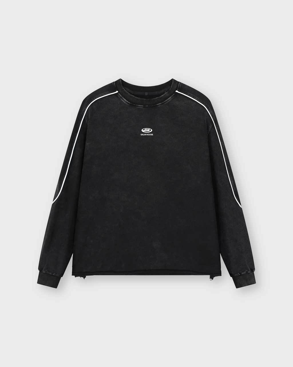 The World Needs Jesus Washed Raw Hem Sweatshirt | Salm House®