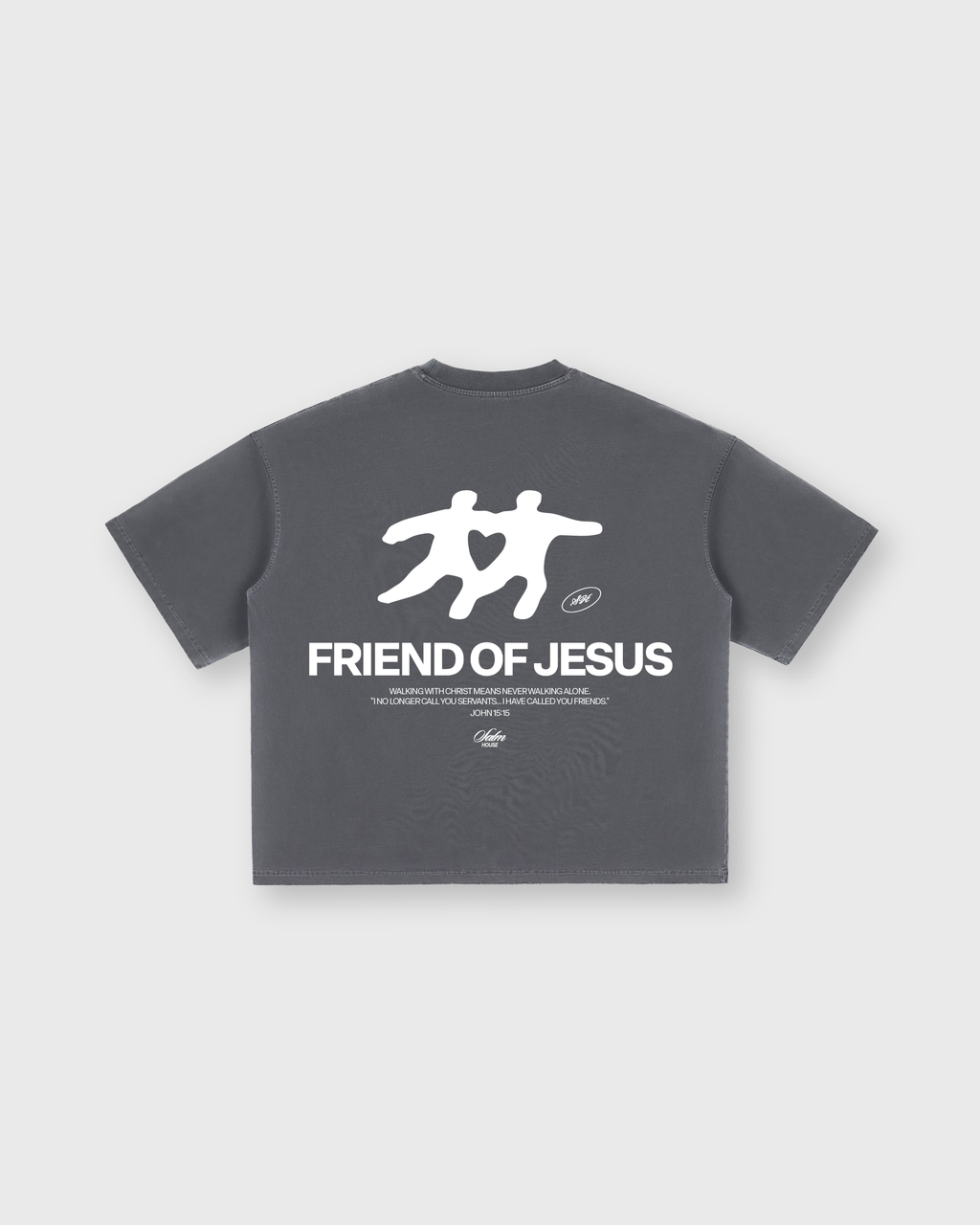 Friend of Jesus Vintage Washed Boxy Tee | Salm House®