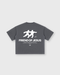 Friend of Jesus Vintage Washed Boxy Tee | Salm House®