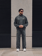 Spirit Soul Body Vintage Wash Wide Leg Mesh Sweatpants | Salm House®