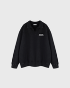 Friend of Jesus Black Vintage Polo Sweatshirt | Salm House®