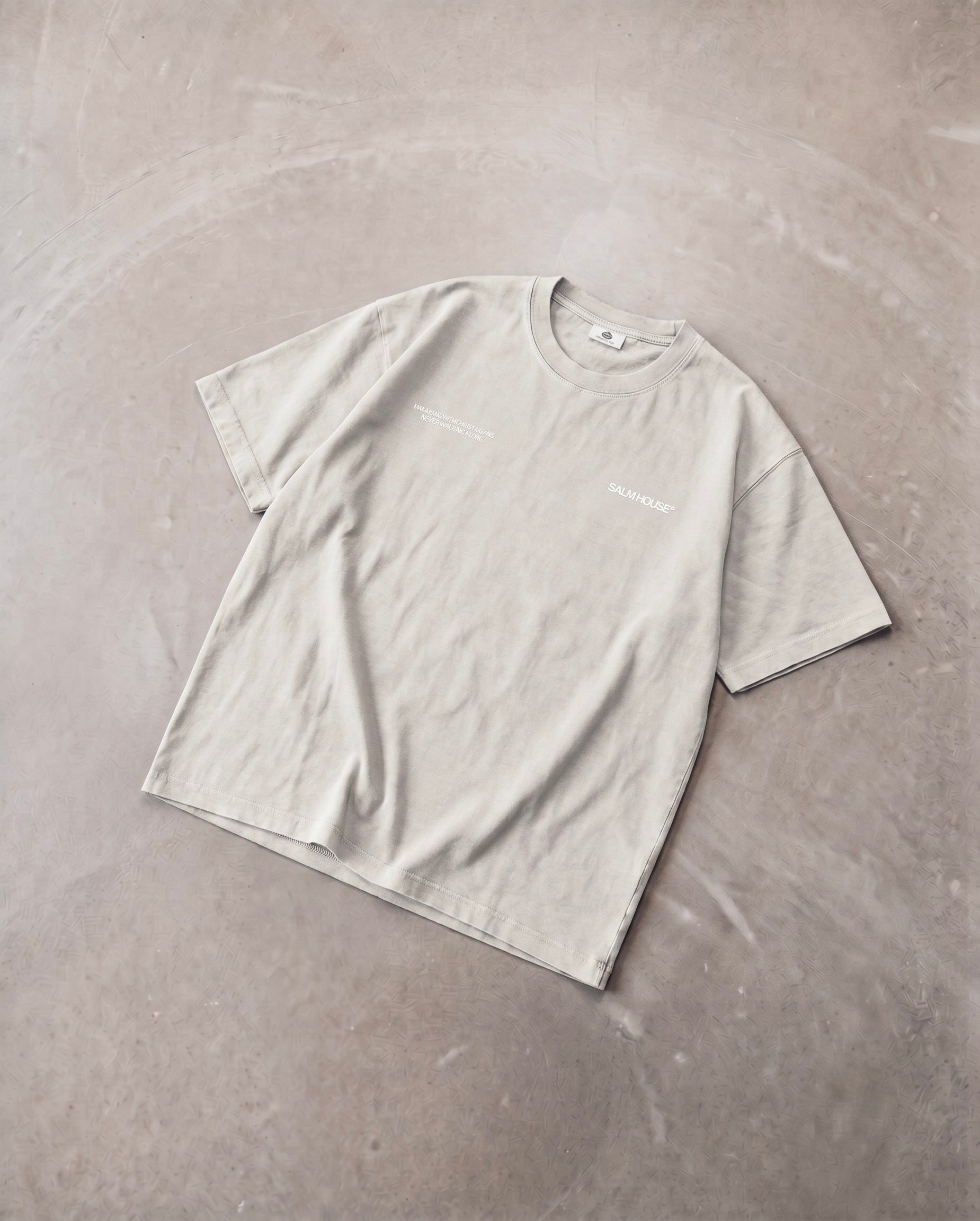 Friend of Jesus Premium Beige Vintage Oversized Tee | Salm House®