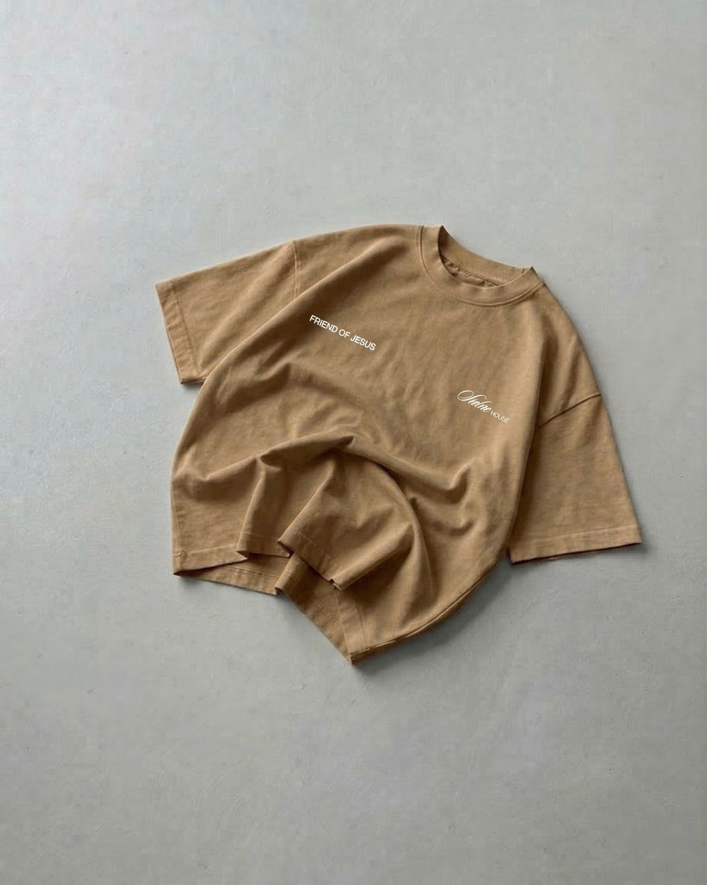 Friend of Jesus Vintage Washed Boxy Tee | Salm House®