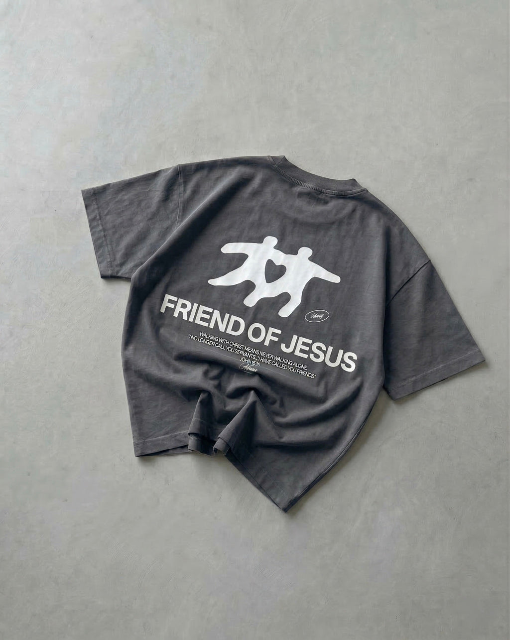 Friend of Jesus Vintage Washed Boxy Tee | Salm House®
