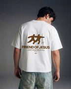 Friend of Jesus Vintage Washed Boxy Tee | Salm House®
