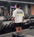 Spirit Soul Body White Mineral Wash Boxy Cotton T-Shirt | Salm House®