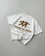 Friend of Jesus Vintage Washed Boxy Tee | Salm House®