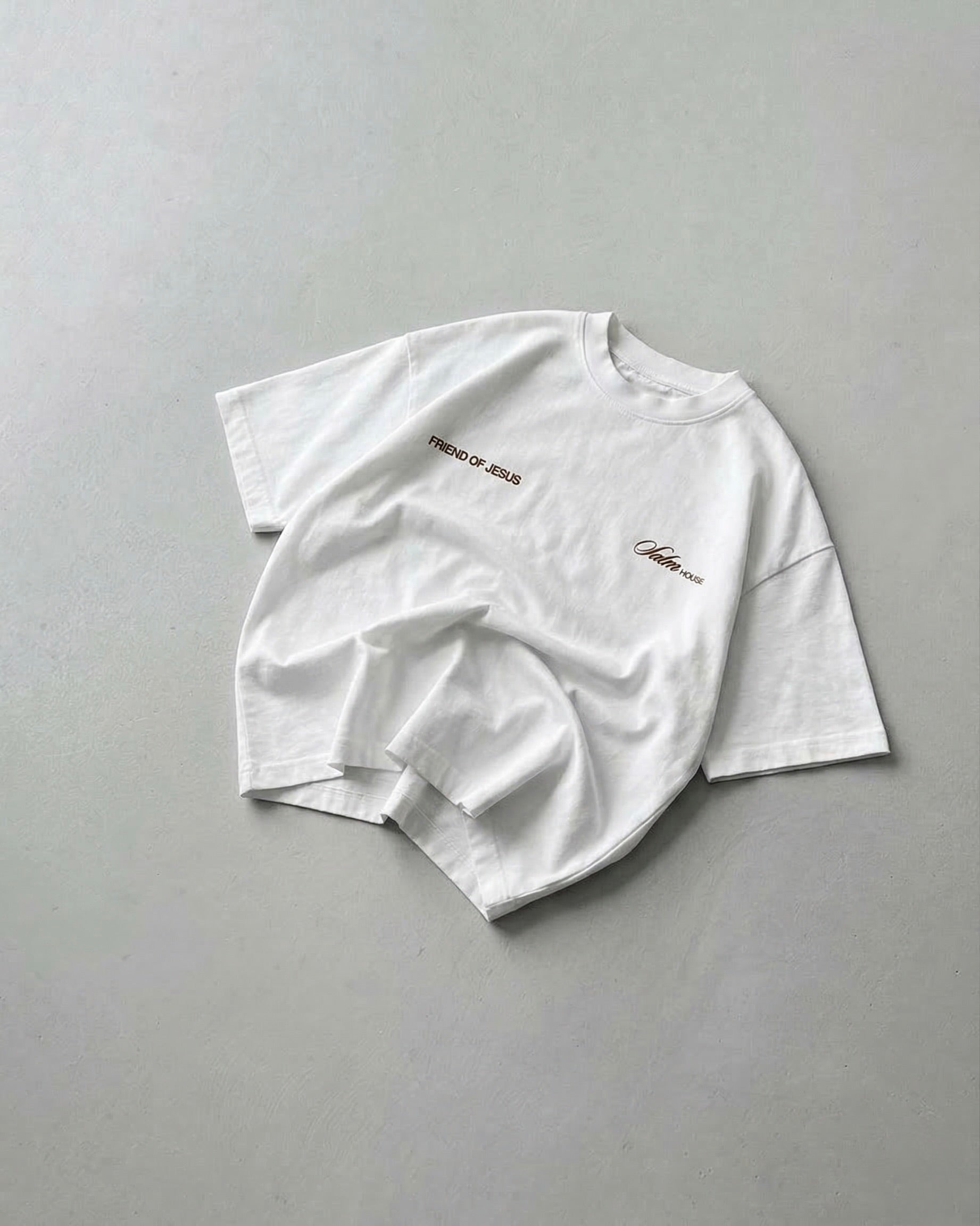 Friend of Jesus Vintage Washed Boxy Tee | Salm House®