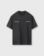 Salm House Rules Black Vintage Washed Oversized Tee | Salm House®